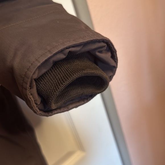 Lands' End Women's Brown Winter Squall Jacket with hood Size M - Picture 4 of 8